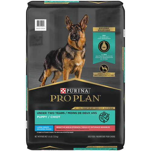 Purina Pro Plan Sensitive Skin & Stomach Salmon and Rice Large Breed Dry Puppy Food