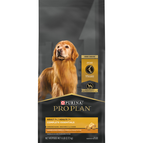 ProPlan Complete Essentials Shredded Blend Chicken and Rice Senior 7+ Dry Dog Food