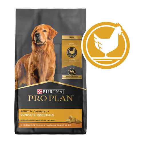 ProPlan Complete Essentials Shredded Blend Chicken and Rice Senior 7+ Dry Dog Food