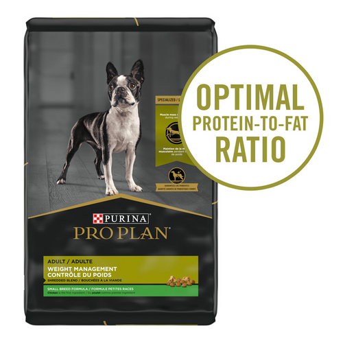 ProPlan Shredded Blend Weight Management Chicken and Rice Small Breed Dry Dog Food