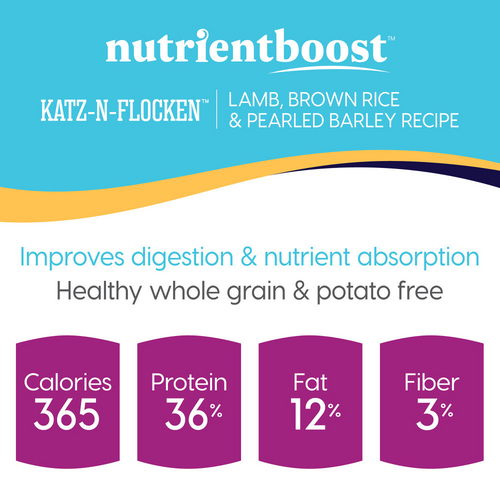 Solid Gold NutrientBoost Katz-N-Flocken with Lamb, Brown Rice & Pearled Barley Dry Cat Food