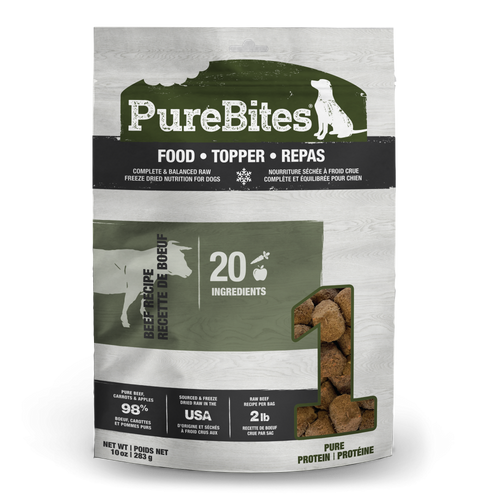 PureBites Beef Recipe Dog Food/Topper