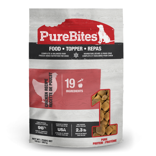 PureBites Dog Food Topper Chicken Recipe