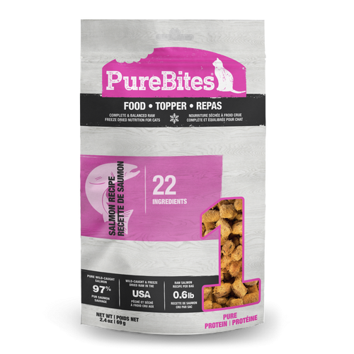 PureBites Salmon Recipe Cat Food/Topper
