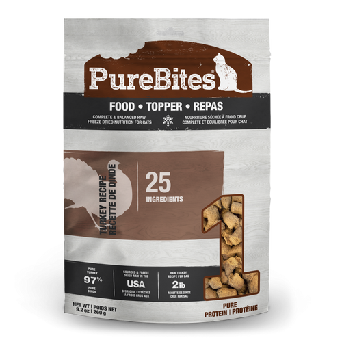 PureBites Cat Food Topper Turkey Recipe