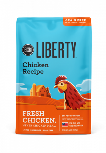 Bixbi Liberty Adult Chicken Kibble Dry Dog Food