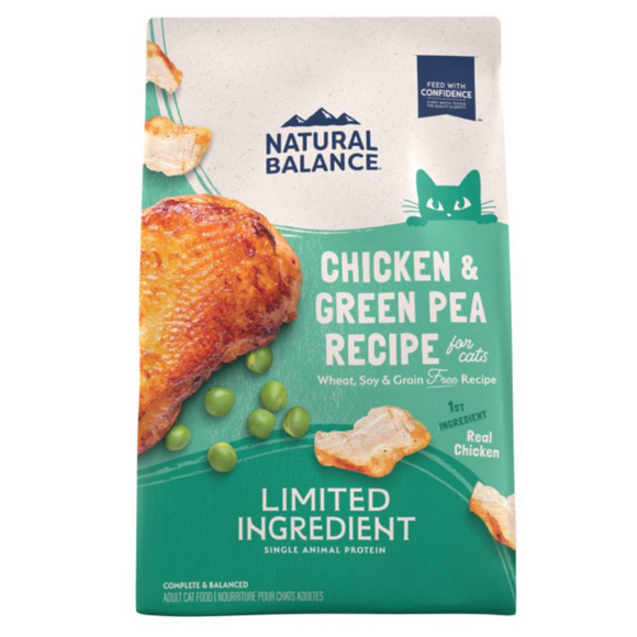 Natural Balance Limited Ingredient Grain Free Chicken & Green Pea Recipe Dry Cat Food