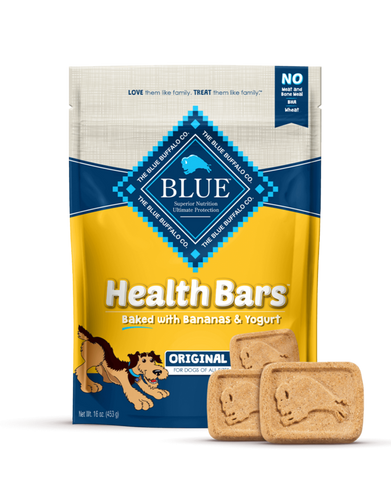 Blue Health Bars Baked With Banana & Yogurt Dog Treats
