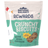 Natural Balance Rewards Crunchy Biscuits Dog Treats for Small Breeds with Real Chicken