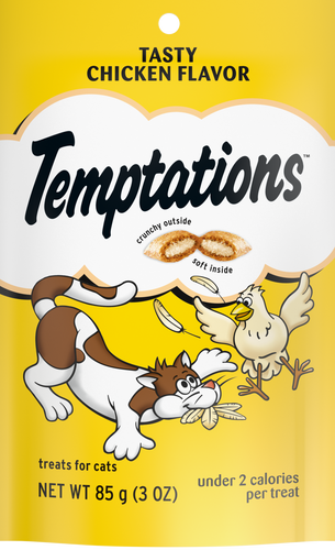 Temptations Classic Crunchy and Soft Cat Treats Tasty Chicken Flavor