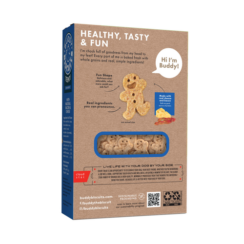 Buddy Biscuits Teeny Crunchy Bacon & Cheese Dog Treats