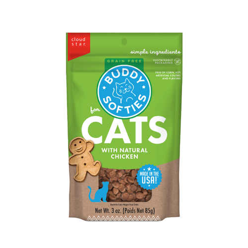 Buddy Biscuits Soft & Chewy Grain Free Chicken Cat Treats