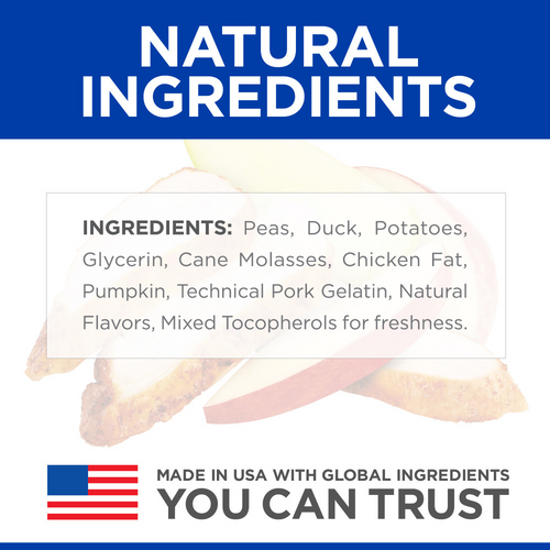 Hill's Science Diet Soft-Baked Naturals with Duck & Pumpkin Dog Treats