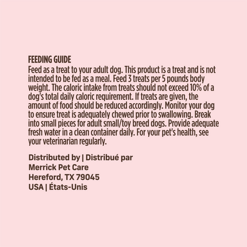 Merrick Power Bites Real Texas Beef Recipe Dog Treats