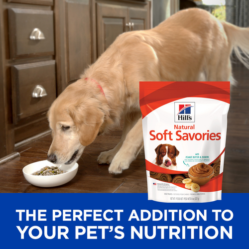 Hill's Science Diet Soft Savories Peanut Butter & Banana Dog Treats