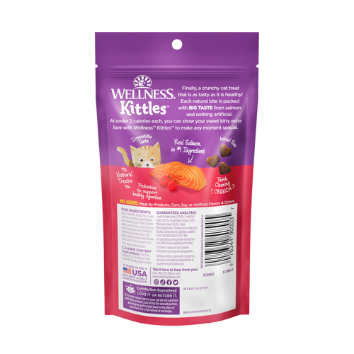 Wellness Kittles Crunchy Salmon & Cranberry Cat Treats