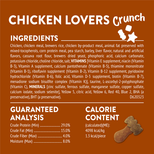 Friskies Party Mix Chicken Lovers Crunch Cat Treats Canister