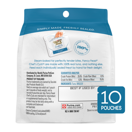 Fancy Feast Purely Natural Hand-Flaked Tuna Cat Treats