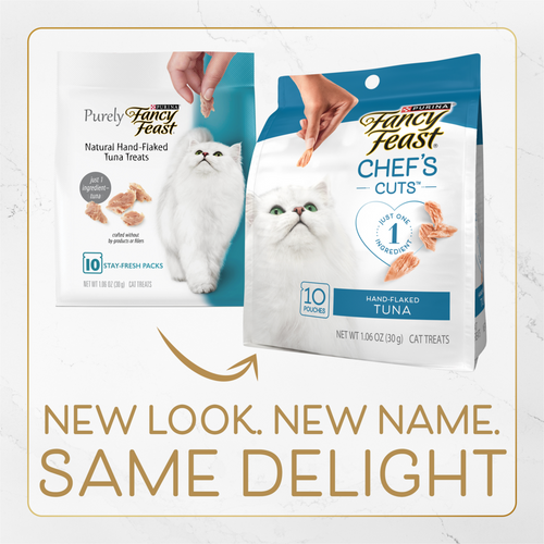 Fancy Feast Purely Natural Hand-Flaked Tuna Cat Treats