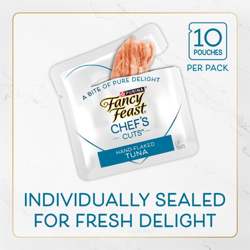 Fancy Feast Purely Natural Hand-Flaked Tuna Cat Treats