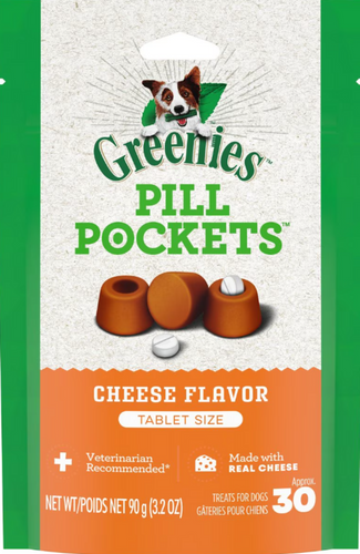 Greenies Pill Pockets Canine Cheese Flavor Dog Treats