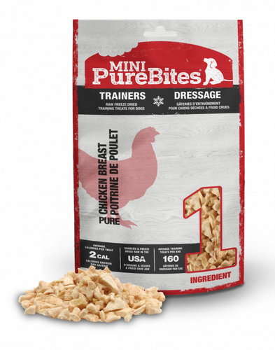 PureBites Mini Trainers Freeze Dried Chicken Breast Dog Treats