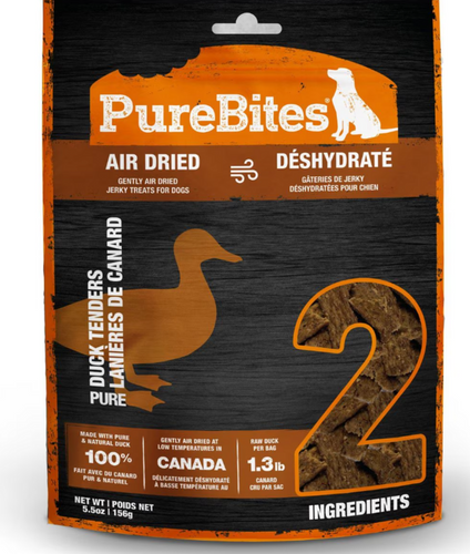 PureBites Duck Jerky Freeze Dried Raw Dog Treats