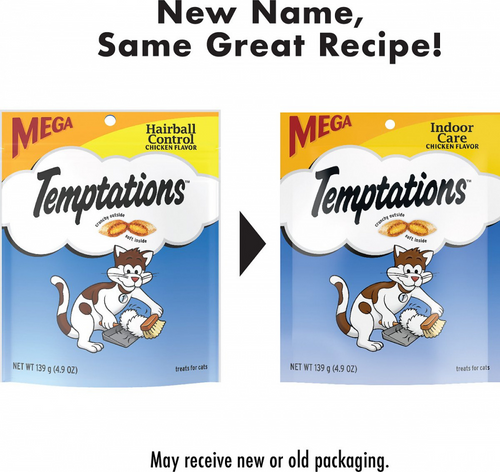 Temptations Hairball Control Chicken Indoor Cat Treats