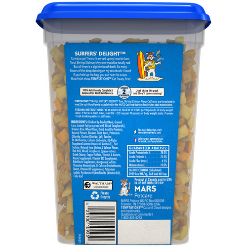 Temptations Surfer's Delight Mixups Cat Treats