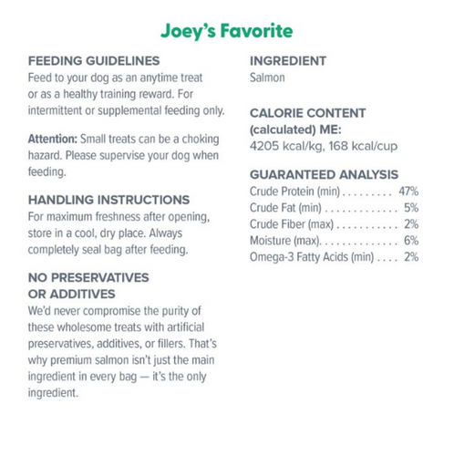 Dr. Marty Joey's Favorite Salmon Dog Treat