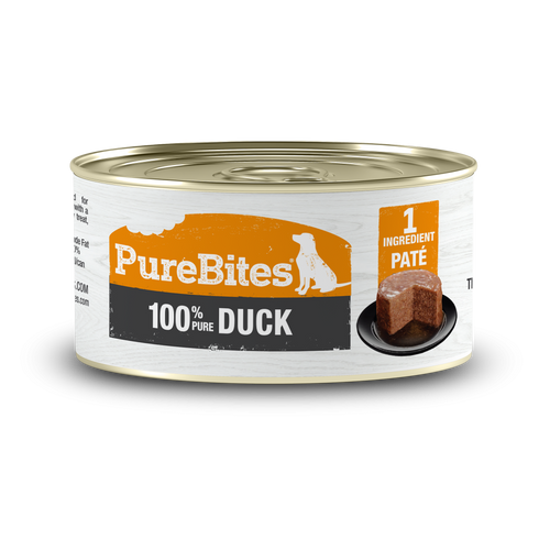 PureBites 100% Pure Duck Pate Dog Treat