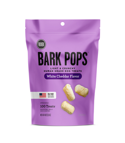 BIXBI Bark Pops White Cheddar Dog Treats