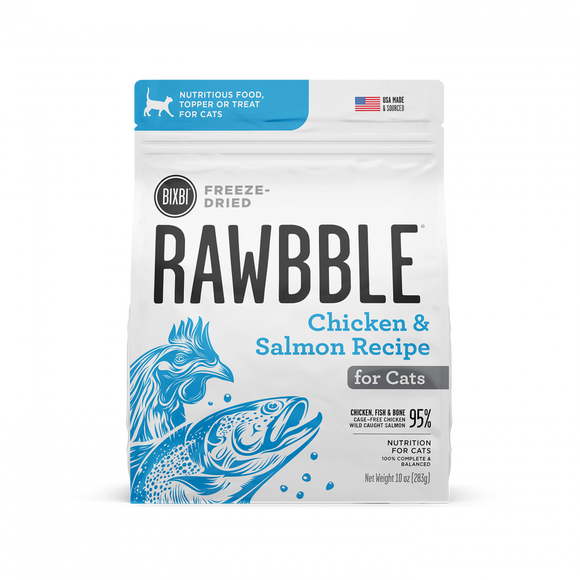 Bixbi Rawbble Chicken/Salmon Freeze Dried for Cats