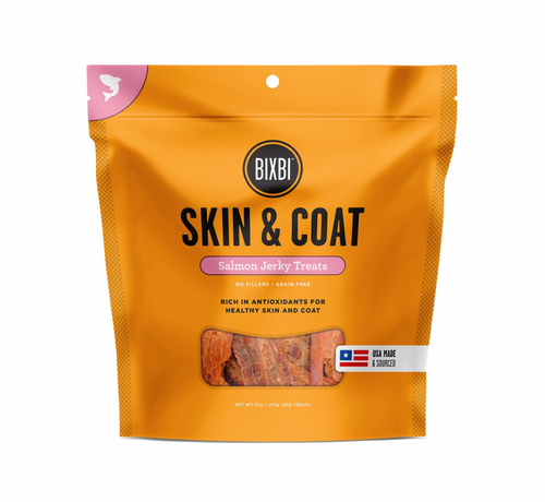 Bixbi Skin & Coat Salmon Jerky Dog Treats