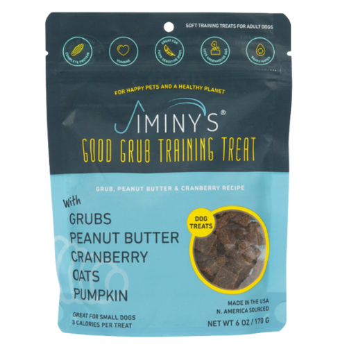 Jiminy's Peanut Butter, Cranberry, Grub Soft & Chewy Treats