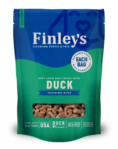 Finley's Duck Recipe Soft Chew Training Bites
