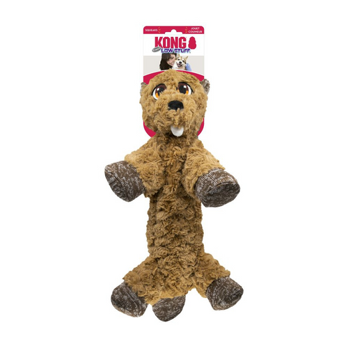 Kong Low Stuff Flopzie Beaver Dog Toy Dog Toy