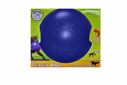 Jolly Pets Teaser Ball Blue Dog Toy