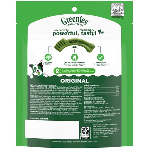 Greenies Original Dental Dog Chews Teenie
