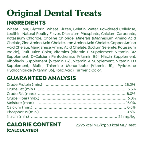 Greenies Original Dental Dog Chews Teenie