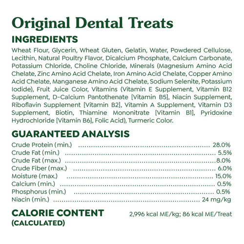 Greenies Original Dental Dog Chews Regular