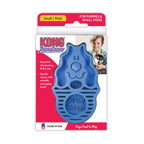Kong ZoomGroom Brush for Dogs & Puppies