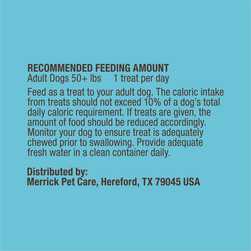 Merrick Fresh Kisses Coconut Oil and Botanics Dental Dog Chews Medium