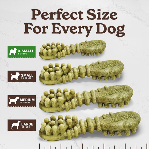Merrick Fresh Kisses Mint Dental Dog Chews Small
