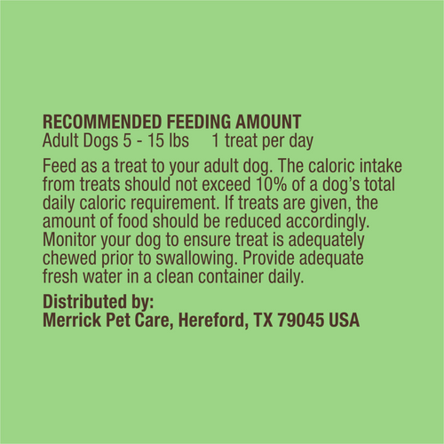 Merrick Fresh Kisses Mint Dental Dog Chews Small