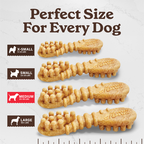 Merrick Fresh Kisses Mint Dental Dog Chews Medium