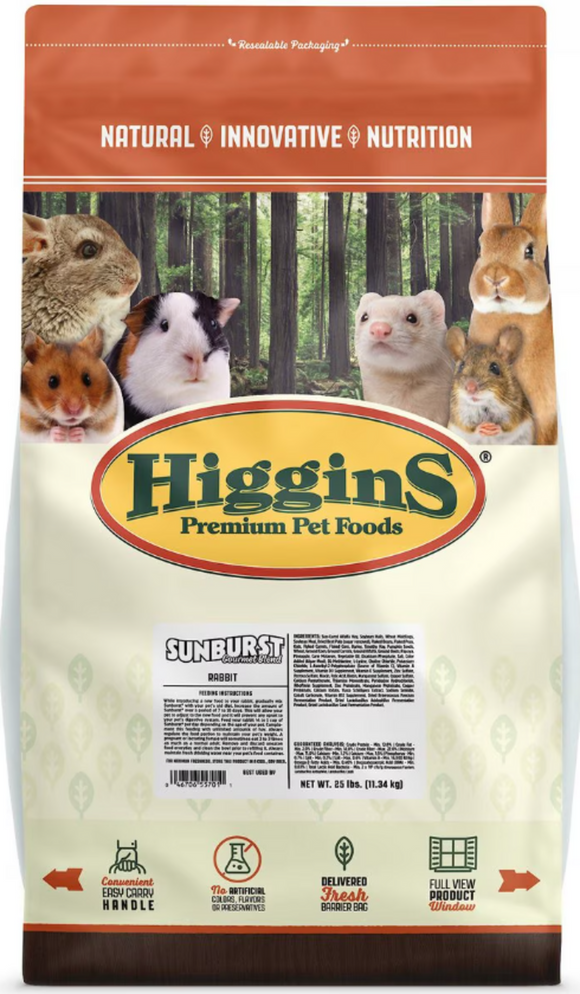 Higgins Sunburst Gourmet Blend Rabbit Food