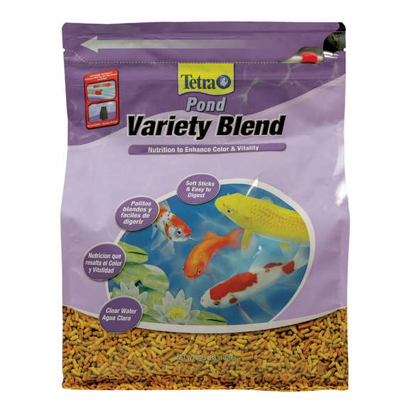 Tetra Pond Variety Blend Color & Vitality Enhancing Koi & Goldfish Fish Food