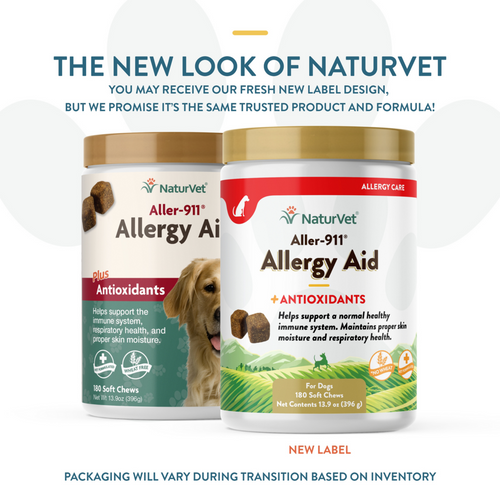 NaturVet Allergy Aid plus Antioxidants Functional Soft Chews for Dogs