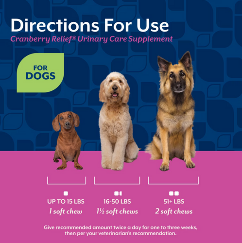 NaturVet Cranberry Relief plus Echinacea Functional Soft Chews for Dogs